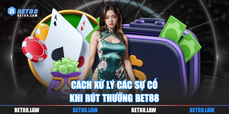 Cách xử lý các sự cố khi rút thưởng BET88