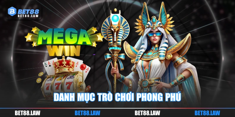 Danh mục trò chơi phong phú