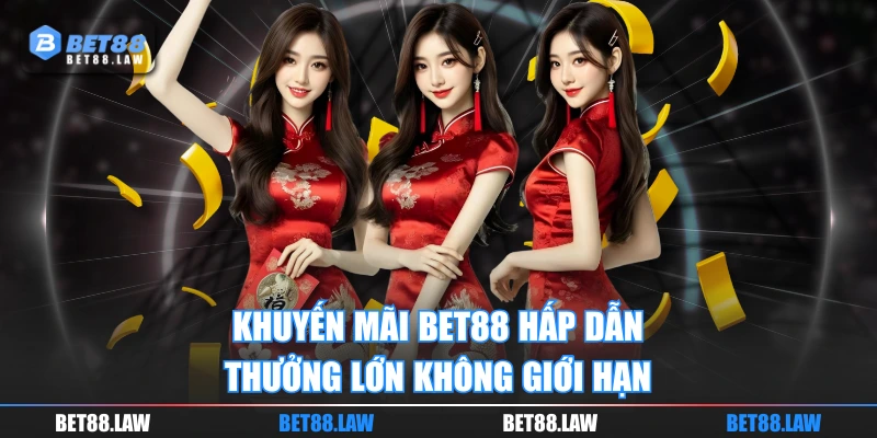 Khuyến mãi BET88 hấp dẫn, thưởng lớn không giới hạn