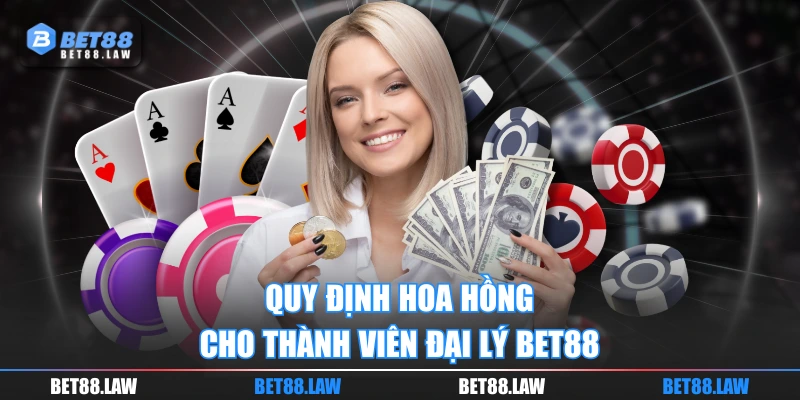 Quy định hoa hồng cho thành viên đại lý BET88