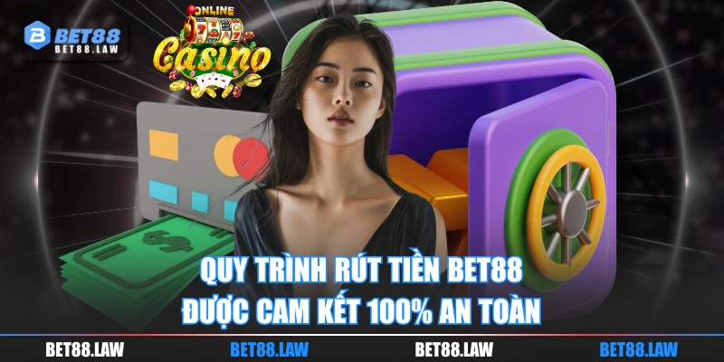 Quy trình rút tiền BET88 được cam kết 100% an toàn